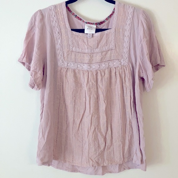 Knox Rose Tops - Knox Rose Sweet Pink Top